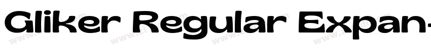 Gliker Regular Expan字体转换